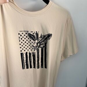 Men's Cream Graphic T-Shirt
